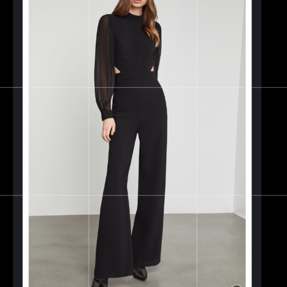 NWT BCBGMAXAZRIA Jumpsuit Black Large